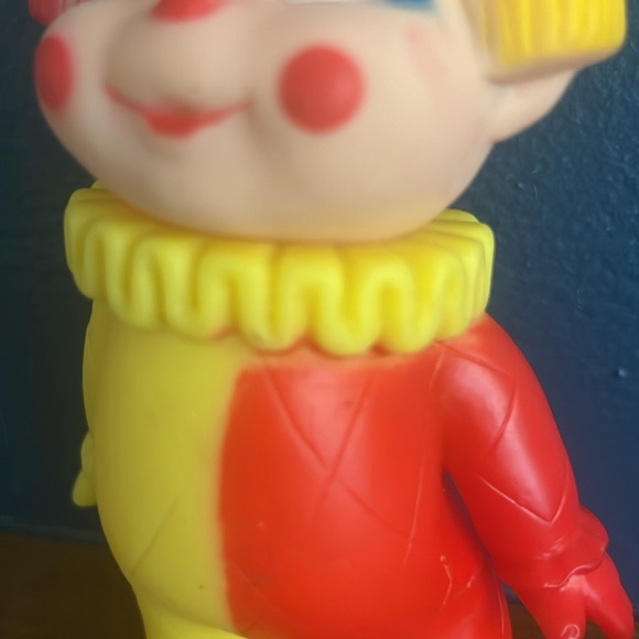 Vintage Rubber Clown Toy - Picture 7 of 10